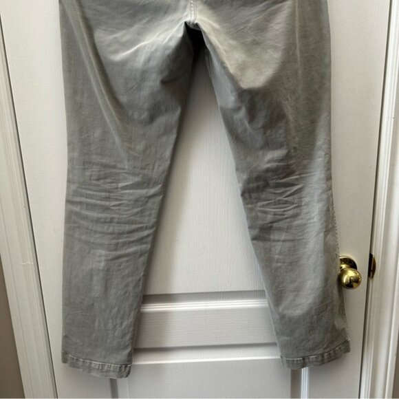 GAP Men's Pants Slim Fit Chinos Casual Vintage Washed Light Gray Size 32 - Picture 8 of 13